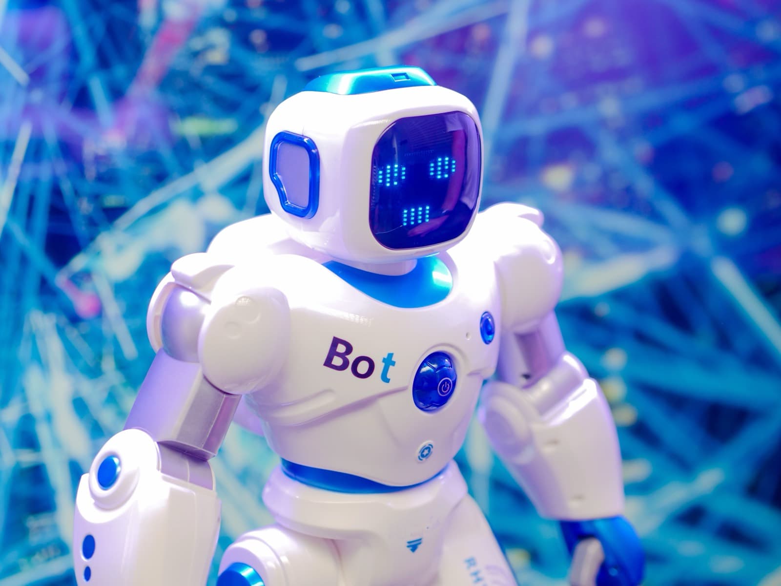 A futuristic robot representing emerging document processing technology